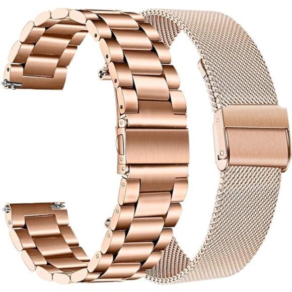 Band Sets for Venu 3S (41mm) Women Smart Watch, Solid Stainless Steel main image 6
